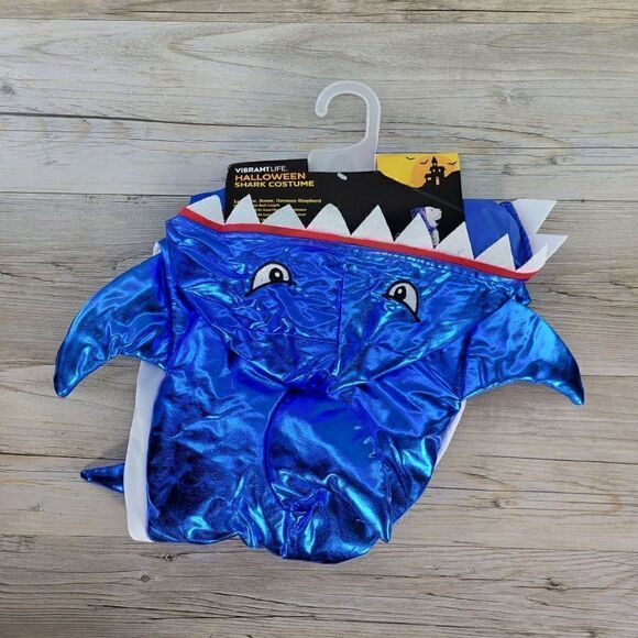 Vibrant Life Shark Dog Costume Sz M - Picture 2 of 6